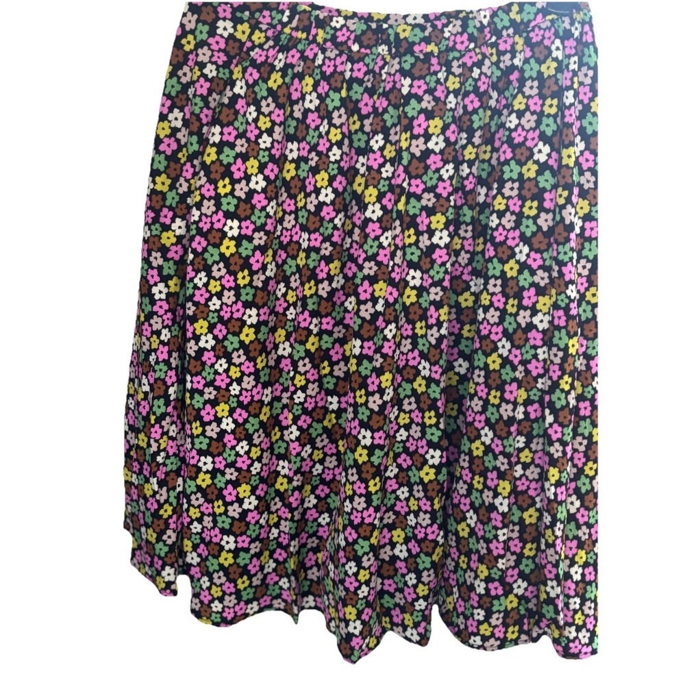 TULIP B XL WOMEN'S Vintage Inspired Floral POCKETS ZIP SKIRT NWT - Picture 9 of 12